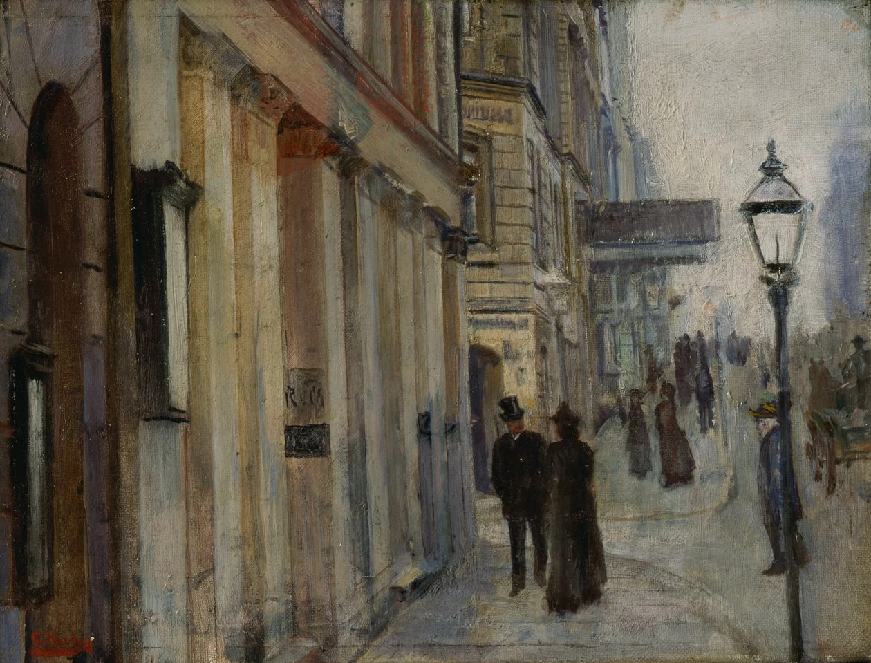 L'angolo tra via Karl Johan e via Dronningen